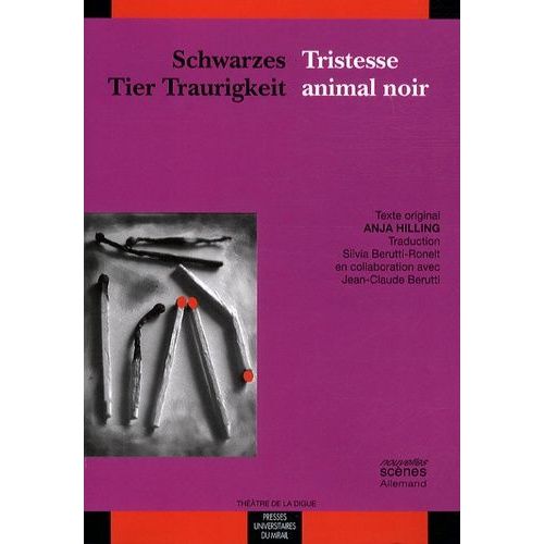 Tristesse Animal Noir - Edition Bilingue Français-Allemand
