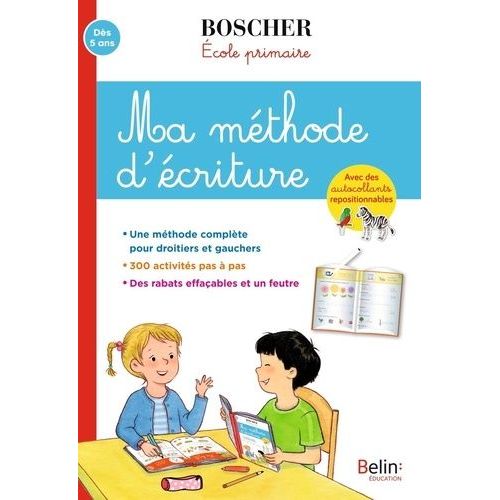 Ma Méthode D'écriture - Avec Des Autocollants Repositionnables Et Un Feutre Effaçable