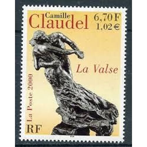 Art : Sculpture "La Valse" De Camille Claudel Année 2000 N° 3309 Yvert Et Tellier Luxe