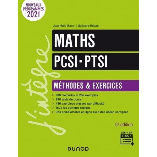 Maths Pcsi-Ptsi - Méthodes Et Exercices