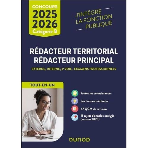 Rédacteur Territorial, Rédacteur Territorial Principal - Externe, Interne, 3e Voie, Examens Professionnels - Tout-En-Un
