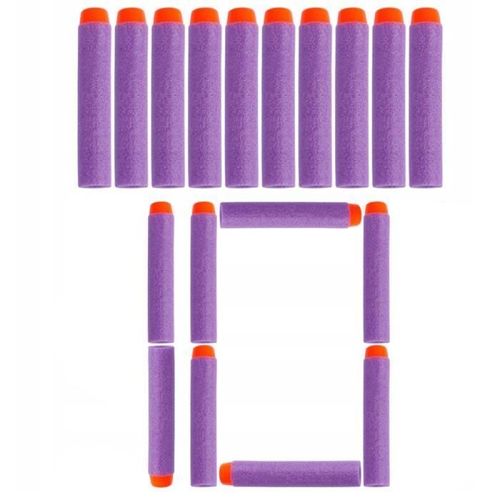 Flèches De Remplacement Pour Nerf, Lot De 10 Violettes.