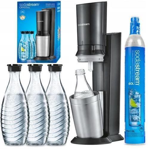 Machine à soda SODASTREAM Crystal l'eau pétillante avec Carafe en verre Pas  Cher 