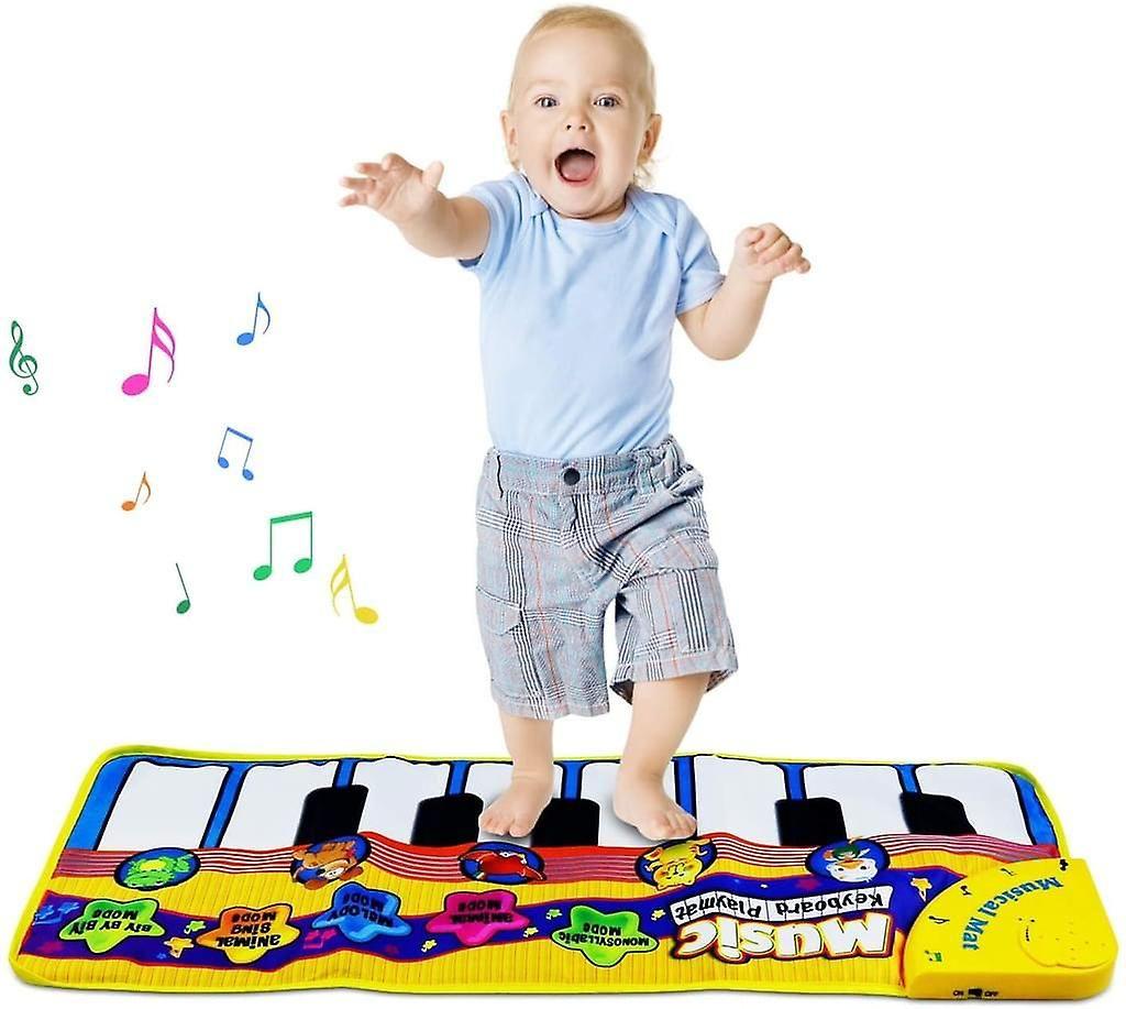 Lobyoh Tapis Piano Enfant avec 8 Animaux, Tapis de Danse, Tapis de Jeu  Musique, Cadeaux d'anniversaire, de Noël, Jouets Musicaux pour Bébés  Garçons Filles