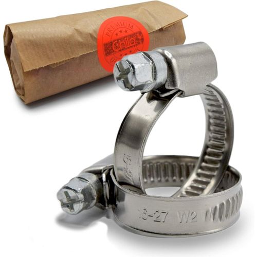 KALANKA-® Colliers de serrage super résistants - [5-10 pièces 8-12, 16-27, 25-40, 110-130 mm] - Colliers de serrage universels pour tuyau d'arrosage, machine à laver, aquarium (5, 40-60 mm)