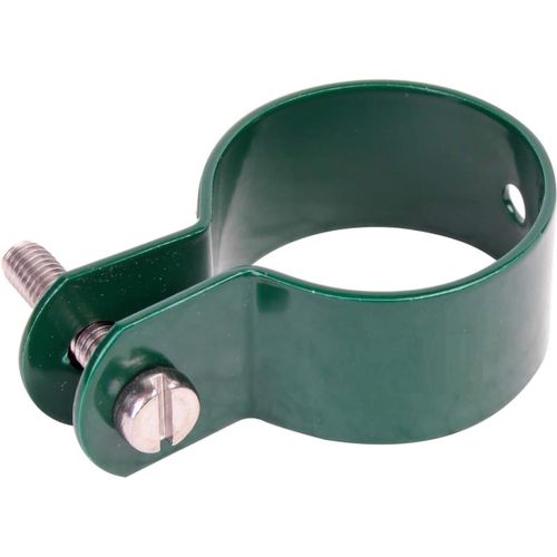 KALANKA-656300 Collier pour étançons et tendeurs | galvanisé à chaud, plastifié, en vert | Ø du collier 48 mm