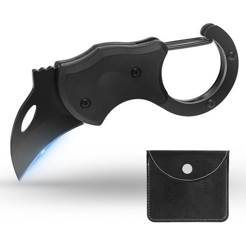 Ershi-Couteau Pliant Couteaux De Poche Avec Mousqueton Couteau De Chasse En Plein Mini Couteau Pliant Edc Couteau De Survie De Cam[115]