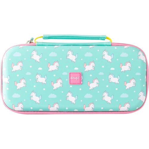 Ershi-Mr Wonderful Wondee Housse Pour Nintendo Switch, Switch Oled Et Switch Lite Avec Motif Licornes, Fermeture Éclair, Protectio[997]