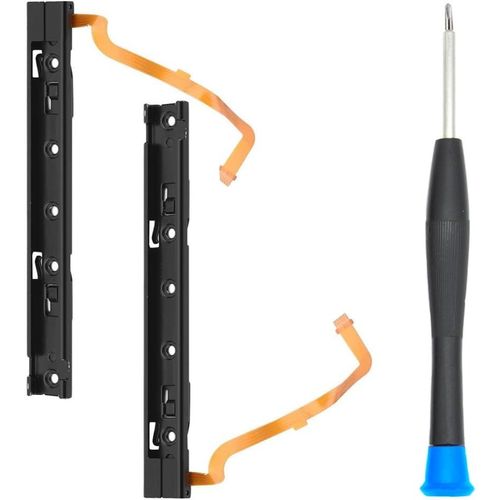 Ershi-2 Glissières Gauche Et Droite Support Métallique Compatible Avec La Console Nintendo Switch Inclus Tournevis Cruciforme[1013]