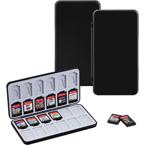Ershi-Étui De Cartes De Jeu Pour Nintendo Switch, Boîte De Rangement Durable Et Portable Pour 48 Jeux Avec 24 Emplacements Pour Ca[1029]