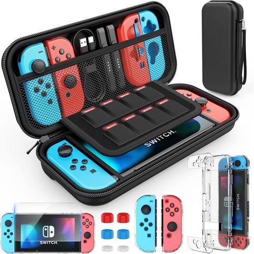 Ershi-Protection Switch, Pochette Pour Nintendo Switch Étui Housse Pour Nintendo Switch Coque Transparente Protection Écran Compat[1250]