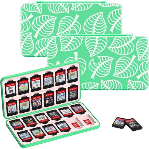 Ershi-Étui De Cartes De Jeu Pour Nintendo Switch, Boîte De Rangement Durable Et Portable Pour 48 Jeux Avec 24 Emplacements Pour Ca[1028]