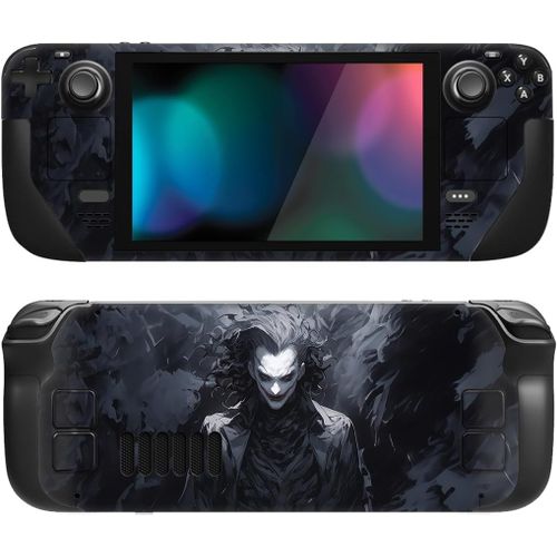 Ershi-Playvital Accessoires Pour Steam Deck Autocollant Protection,Stickers Skin Pour Steam Deck Oled & Lcd Console-Clown Sombre[1305]