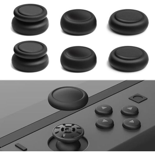 Ershi-Lot De 6 Capuchons De Protection En Silicone Pour Manette Nintendo Switch/Lite, Compatibles Avec Les Accessoires De Manette [912]