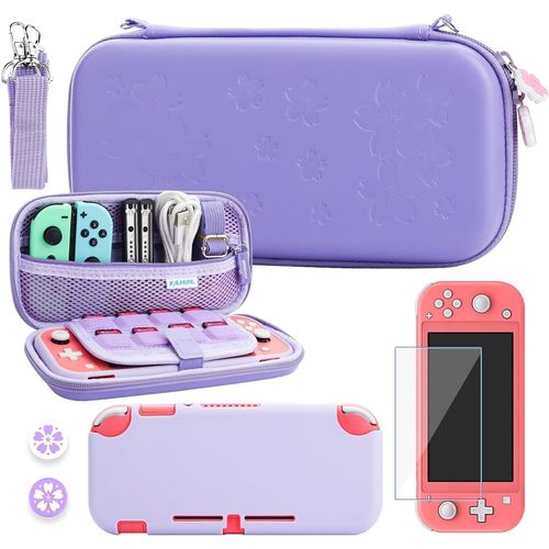 Ershi-Cherry Blossom Étui De Transport Pour Nintendo Switch Lite, Étui De Rangement Portable Avec Étui De Protection, Protecteur D[1574]