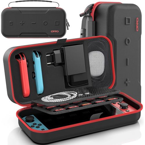 Ershi-Étui Rigide Pour Nintendo Switch & Switch Oled, Étui De Transport Ns Pour Joycon Et Adaptateurs, Hardcase Protection Switch [81]