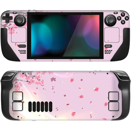 Ershi-Playvital Accessoires Pour Steam Deck Autocollant Protection,Stickers Skin Pour Steam Deck Oled & Lcd Console-Rose Fleur Cer[1339]