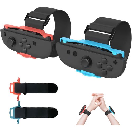 Ershi-Lot De 2 Bracelets Pour Switch Just Dance 2025,Bracelets Compatible Avec Nintendo Switch&oled Model,Bandes Brassard Élastiqu[490]