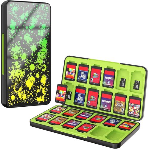 Ershi-Étui De Rangement Pour Carte De Jeu Compatible Avec Nintendo Switch 2/Switch Oled 2021/Lite, Boîte De Rangement Pratique Ave[318]