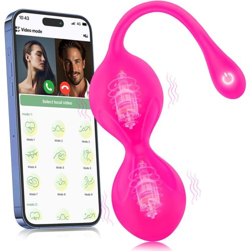 Ershi-Vibromasseur, Femme Clitoridien Puissant Sex Toy¿S Femme Couple Plaisir Vibromasseurs Feminin Oeuf Vibrant À Distance App 9 [239]