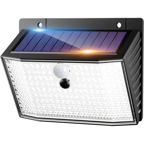 ERSHI-Lampe Solaire Extérieur Détecteur de Mouvement [168 LED] Lumiere Solaire Exterieur avec Étanche, 3 Modos Eclairage Exterieur[222]