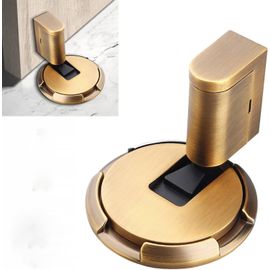 ERSHI-Butée de Porte Magnétique Améliorée,Cale Porte Bloc Porte e Sol Silencieuse en Alliage de Zinc Réglable sans Perforation ave[223]