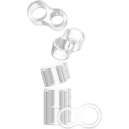 ERSHI-6 x Butées de poignée de porte Transparent - - Butoirs de porte pour protéger les murs et les meubles - - Pour poignée de po[288]