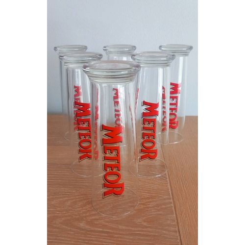 Lot 6 Verres À Bière Meteor