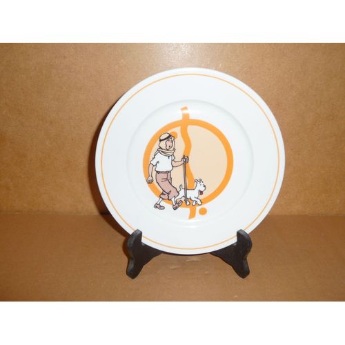 Assiette À Dessert En Porcelaine Collection Tintin