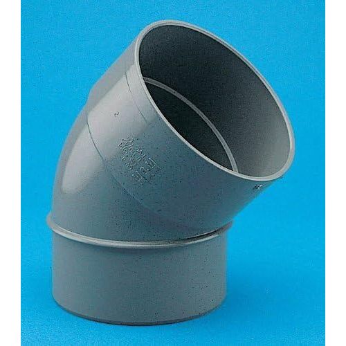 KALANKA-adequa Gutter Systems - Coude 45 PVC CV-4 Mâle-Femelle Diamètre 110