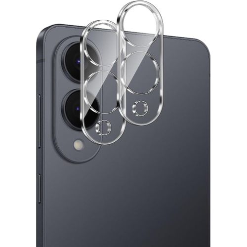 Kalanka-Pour Samsung Galaxy S25 Edge Protection Caméra, 2 Pièces 9h Dureté Hd Arrière Caméra Verre Trempé, Sans Bulle Anti-Rayures Protecteur D'écran - Transparent