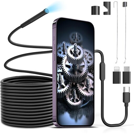 KALANKA-Endoscope Caméra d'inspection, EOM1 Caméra Endoscopique Ser...