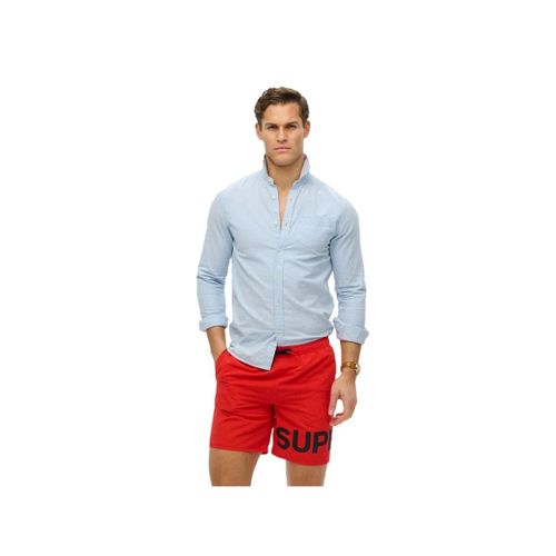 Maillot De Bain Superdry Motif Homme Rouge