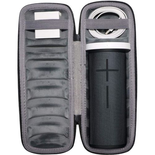 KALANKA-Dur Étui de Voyage Rigide Housse Cas pour Ultimate Ears UE Boom 4/ Boom 3 Enceinte Portable Bluetooth sans Fil + Station de Charge (boîte Seule)