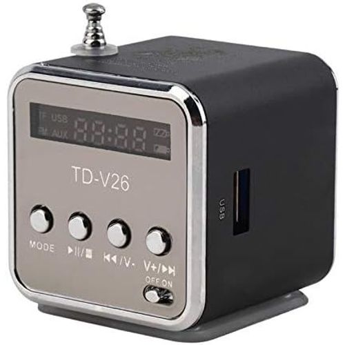 KALANKA-Mini enceinte Bluetooth avec carte SD TF USB 2.0, lecteur MP3, haut-parleur stéréo, fonction Line In pour la maison, l'extérieur, les voyages