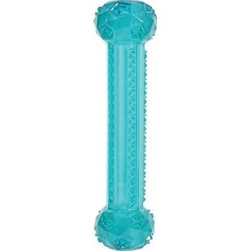 Jouet Pour Chien - Zolux - Stick Turquoise - Tpr - 6,3 X 6,8 X 25,5 Cm - Design Sportif