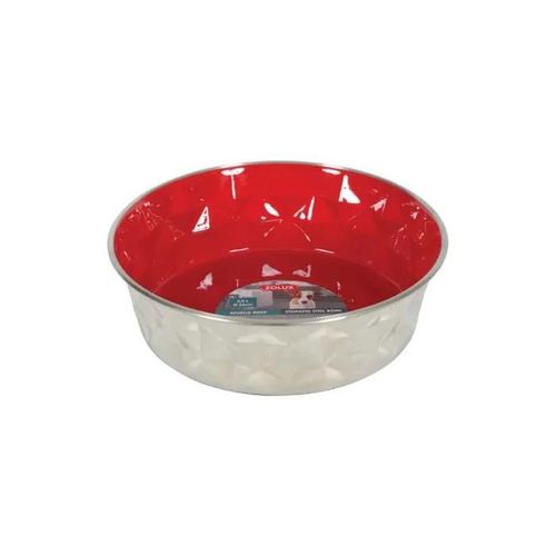 Gamelle - Zolux - Diamond - 2,6l - Inox - Rouge