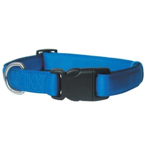 Collier - Cushion - 25mm - Bleu - Nylon - Taille Moyen (43-64 Cm)