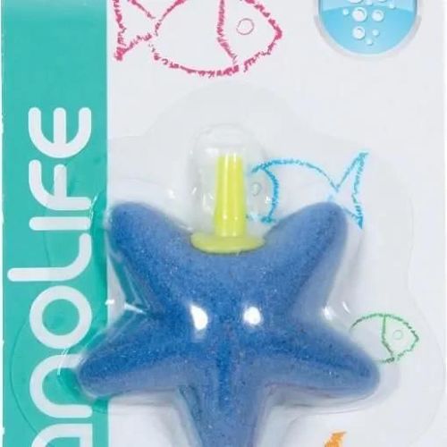 Diffuseur D'air - Ma Petite Etoile - Étoile Bleue - Oxygénation Aquarium - Santé Poissons - 14 Cm