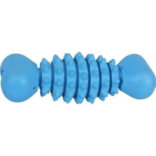 Jouet Pour Petit Chien - Zolux - Os En Caoutchouc - 100% Naturel - 12cm - Bleu