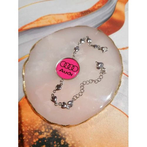 Bracelet Coeur Audi Rose