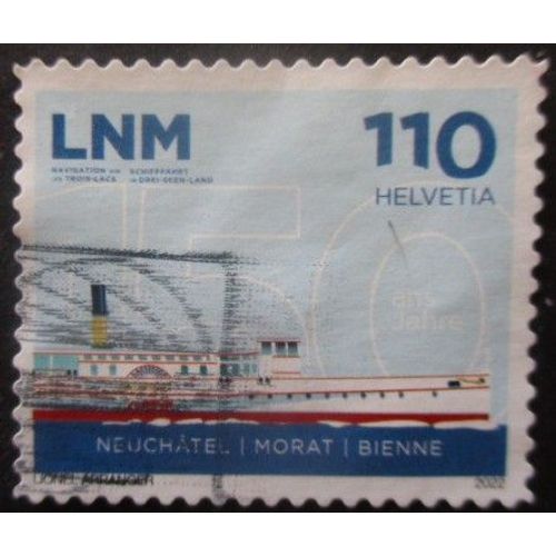 Suisse N°2727 Bateau Oblitéré