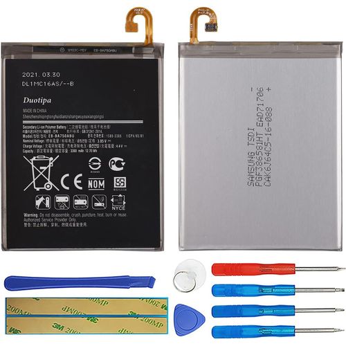 Batterie De Rechange Eb-Ba750abu Compatible Avec Samsung Galaxy A10 Sm-A105f A105m A7 2018 A750f Avec Outils - Ne Convient Pas Pour Galaxy Tab A7