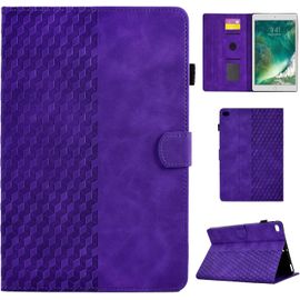 Coque Pour Ipad 6ème/5ème Génération 9.7"" 2018/2017 Housse Ipad Air 1/Air 2 Housse De Protection En Cuir Pu Étui Case Tablette Étui Pour Ipad Air 2/Air 1/Ipad 9,7"" 2018/2017 (5e/6e Génération), Violet