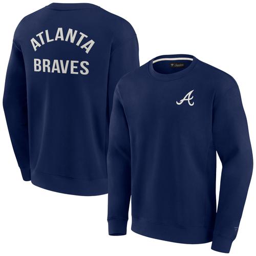 Sweat-Shirt Unisexe Fanatics Signature Navy Atlanta Braves Super Doux