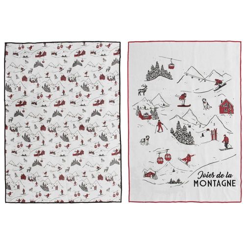 Lot De 2 Torchons Alpage