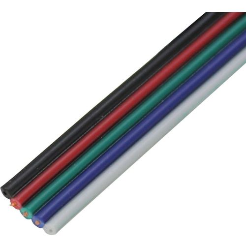10m Rgbw Led Câble De Rallonge Câble Plat Rouge Vert Bleu Blanc Noir