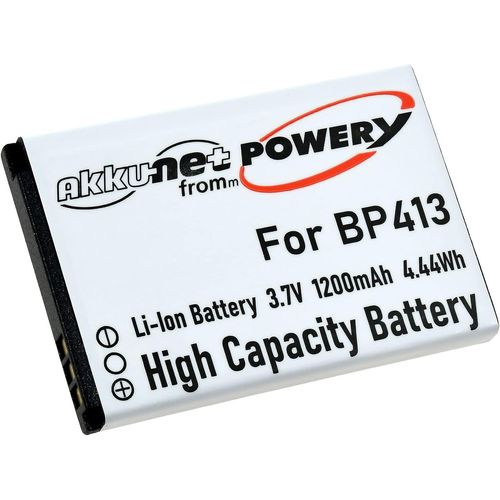 Batterie Li-Ion pour Doro Primo 413, 3,7 V