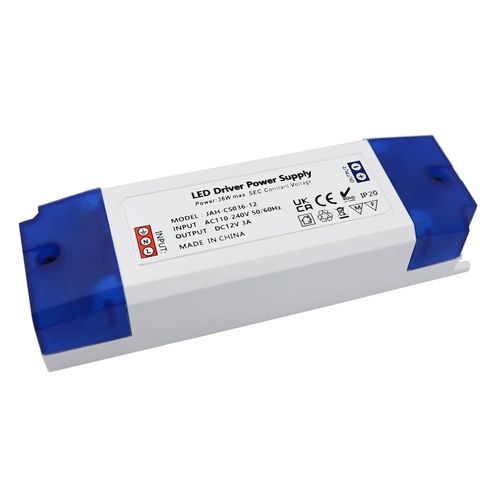 Transformateur LED 12 V,Transformateur LED 230 V à 12 V,pilote de transformateur LED 0-36 W,alimentation à tension constante pour éclairage sous armoire,affichage LED à bande,Ampoules LED MR16 MR11