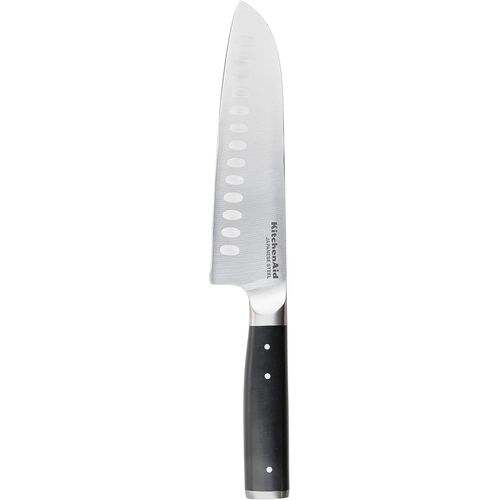 Gourmet 18cm / 7 Inch Santoku Couteau de Cuisine, Acier Japonais à Haute Teneur en Carbone Tranchant
